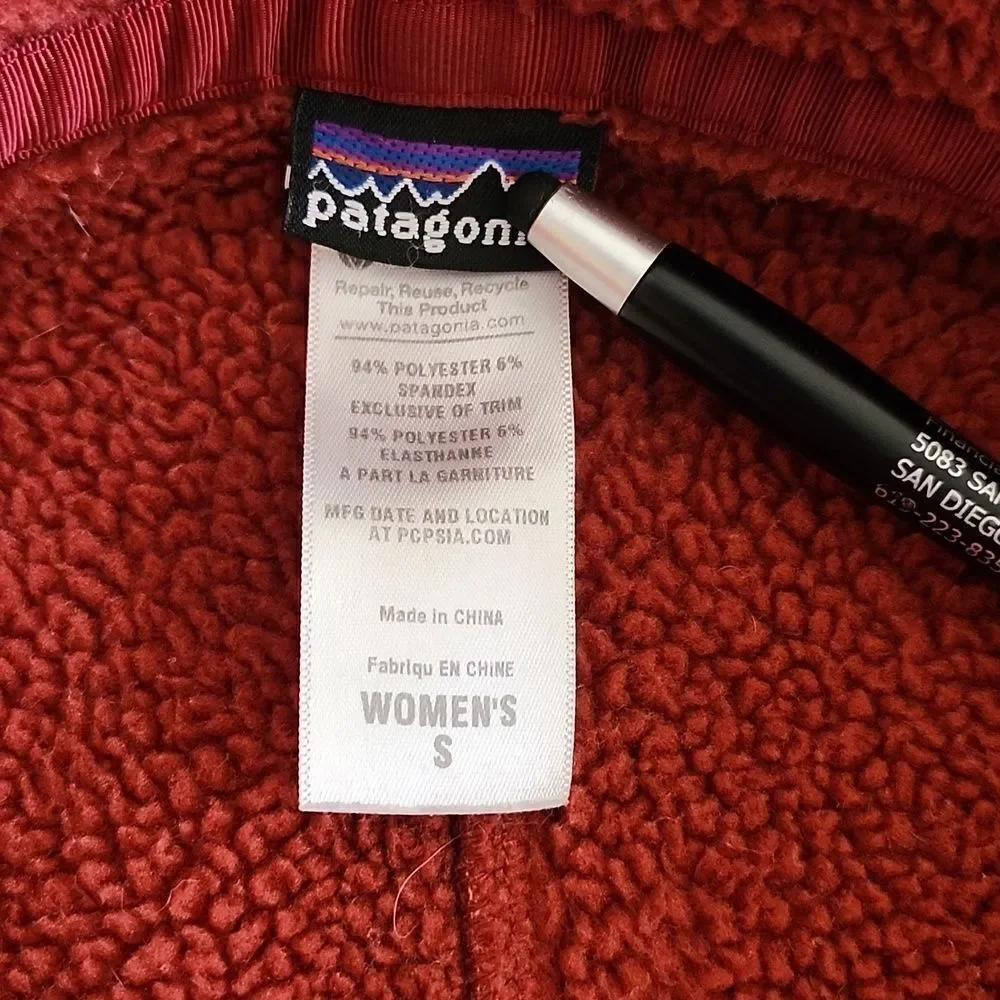Patagonia Au Train Polar Fleece Coat Adventurecore Gorpcore  Size Small - Picture 8 of 12